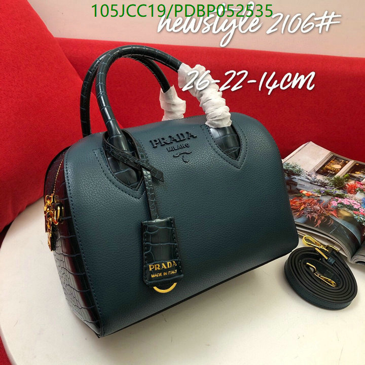 Prada Bag-(4A)-Handbag-,Code: PDBP052535,$: 105USD