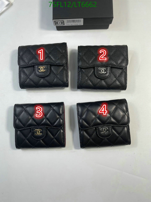 Chanel Bags ( 4A )-Wallet-,Code: LT6662,$: 75USD