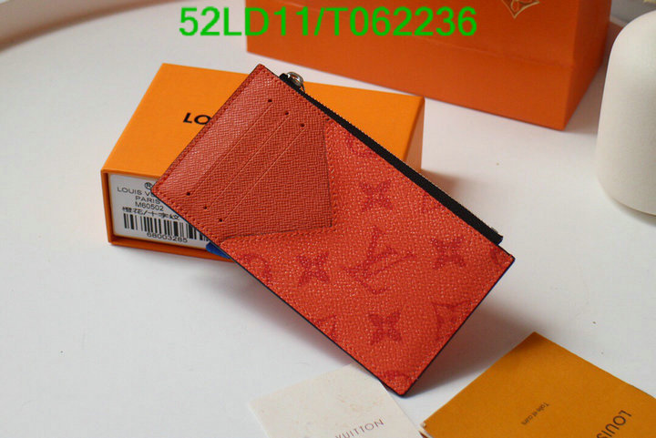 LV Bags-(Mirror)-Wallet-,Code: T062236,$: 52USD