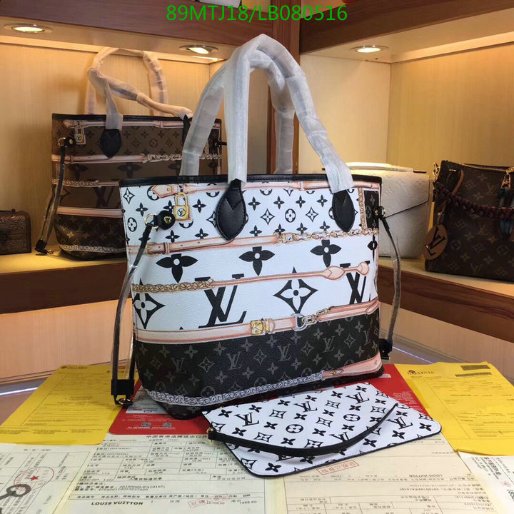 LV Bags-(4A)-Neverfull-,Code: LB080516,$: 89USD