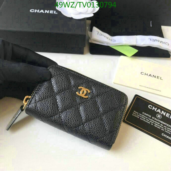 Chanel Bags ( 4A )-Wallet-,Code: TV0130794,$: 49USD