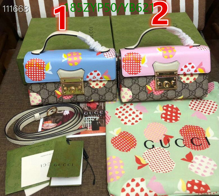 Gucci Bag-(Mirror)-Diagonal-,Code: YB621,$: 185USD