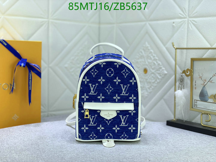 LV Bags-(4A)-Backpack-,Code: ZB5637,$: 85USD