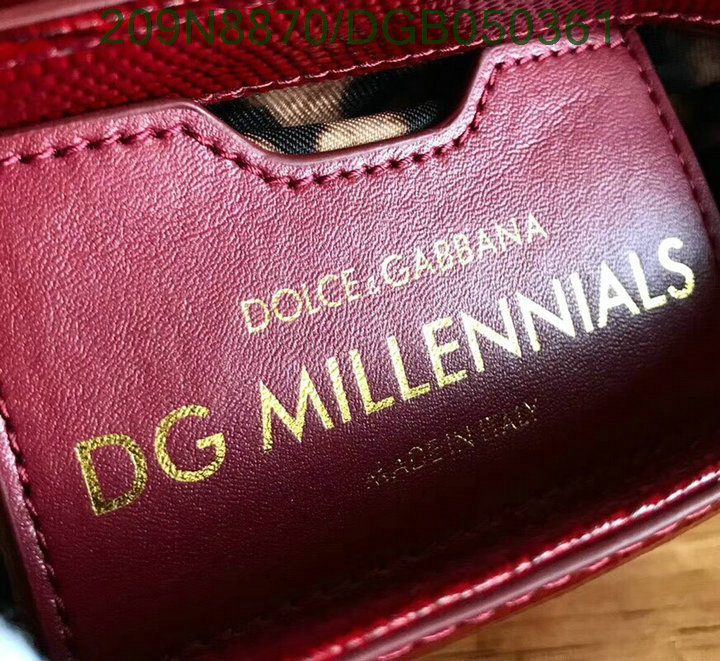 D&G Bag-(Mirror)-Diagonal-,Code: DGB050361,$: 209USD