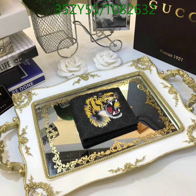 Gucci Bag-(4A)-Wallet-,Code: T082632,$:35USD