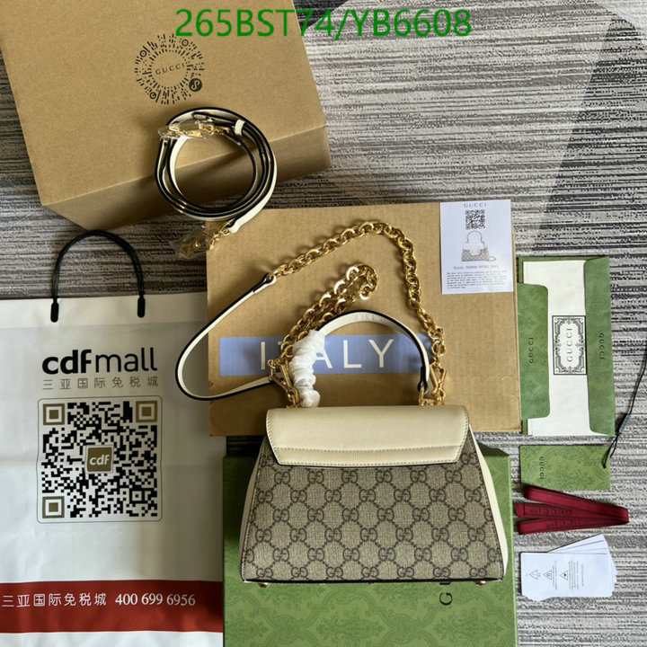 Gucci Bag-(Mirror)-Horsebit-,Code: YB6608,$: 265USD