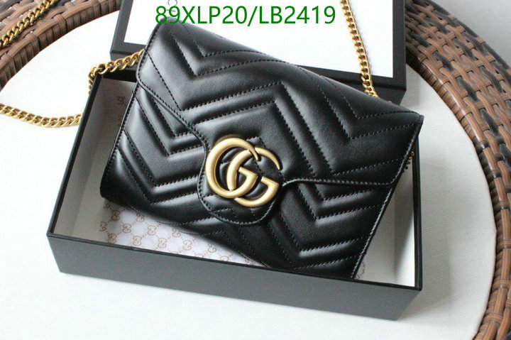 Gucci Bag-(4A)-Marmont,Code: LB2419,$: 89USD