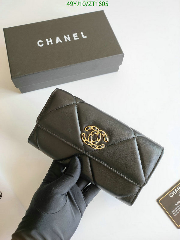 Chanel Bags ( 4A )-Wallet-,Code: ZT1605,$: 49USD