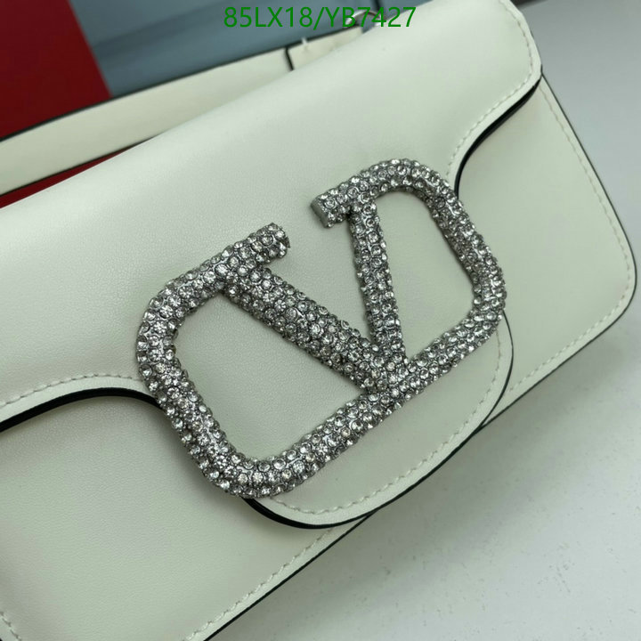 Valentino Bag-(4A)-LOC-V Logo ,Code: YB7427,$: 85USD