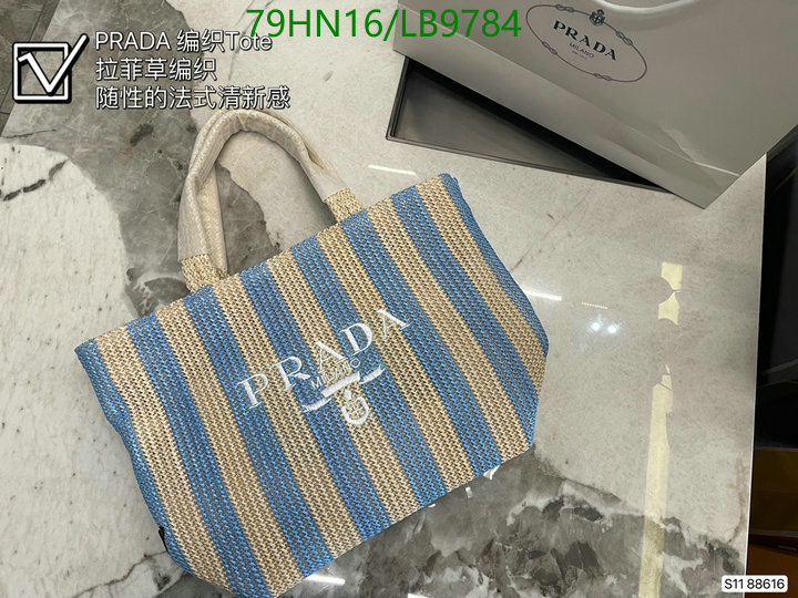Prada Bag-(4A)-Handbag-,Code: LB9784,$: 79USD