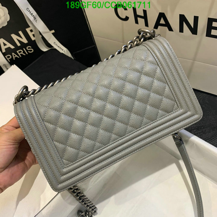 Chanel Bags -(Mirror)-Le Boy,Code: CCB061711,$: 189USD