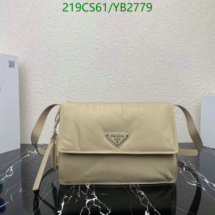 Prada Bag-(Mirror)-Diagonal-,Code: YB2779,$: 219USD