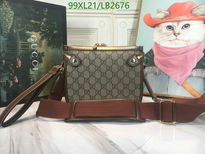 Gucci Bag-(4A)-Diagonal-,Code: LB2676,$: 99USD