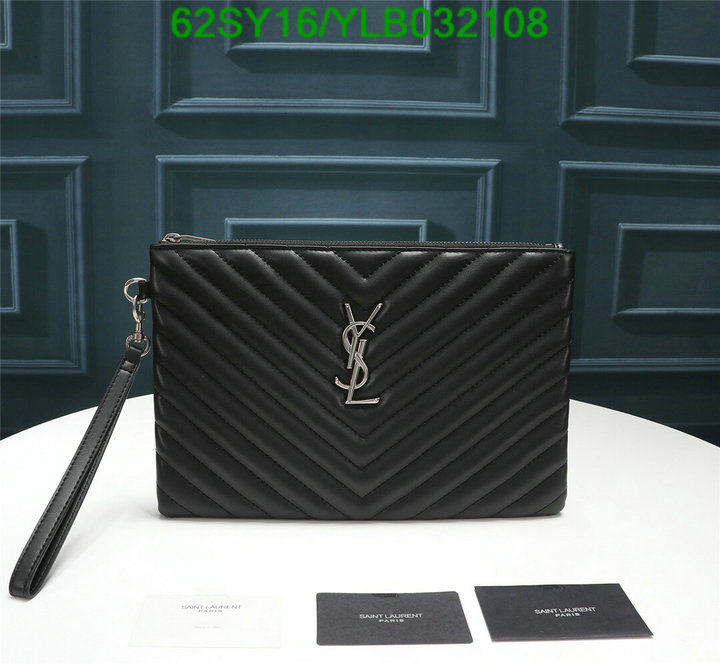 YSL Bag-(4A)-Clutch-,Code: YLB032108,$: 62USD