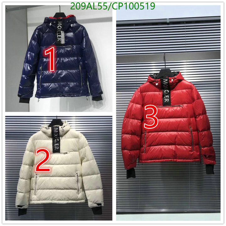 Down jacket Men-Moncler, Code: CP100519,$:209USD