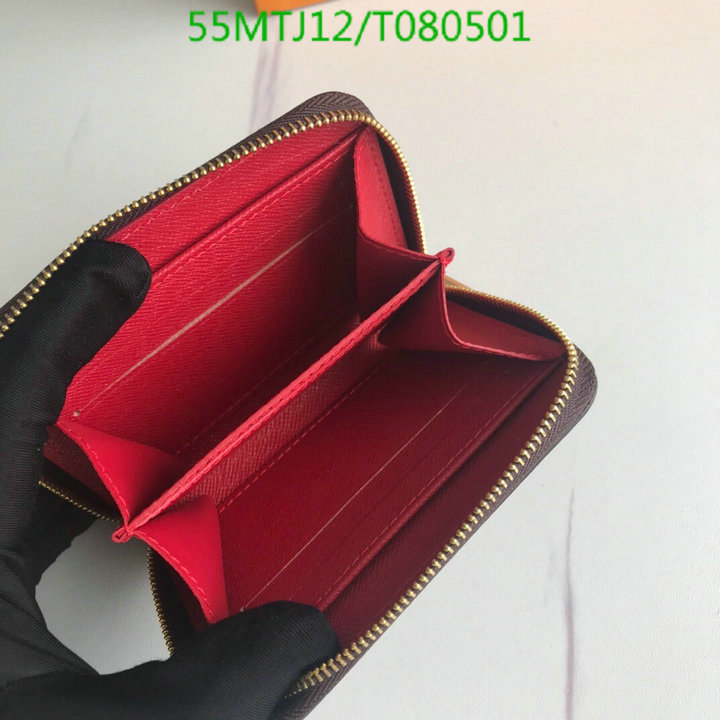 LV Bags-(4A)-Wallet-,Code: T080501,$: 55USD