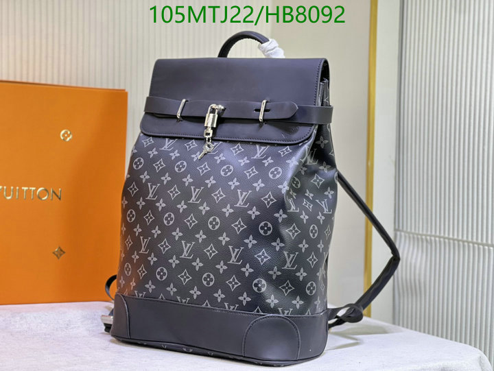 LV Bags-(4A)-Backpack-,Code: HB8092,$: 105USD