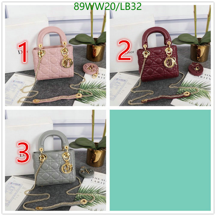 Dior Bags-(4A)-Lady-,Code: LB32,$: 89USD