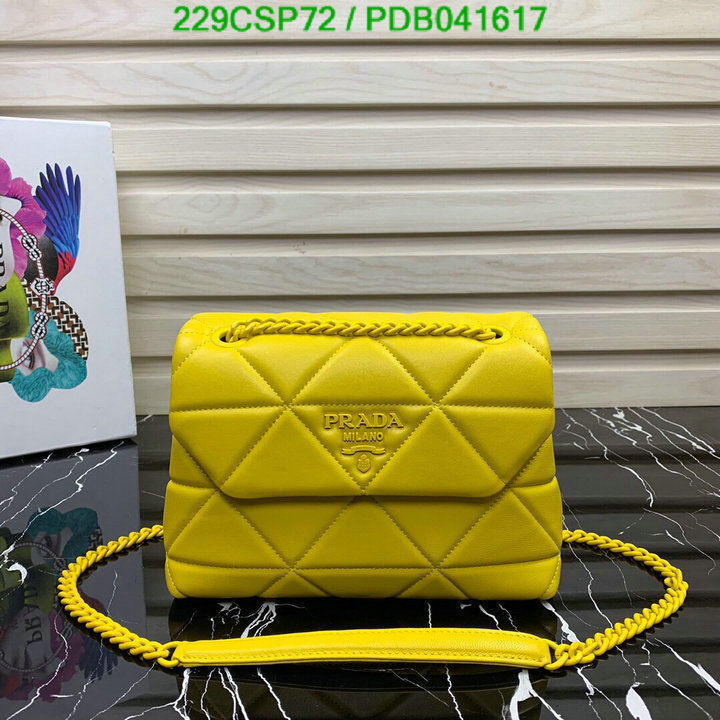 Prada Bag-(Mirror)-Diagonal-,Code: PDB041617,$: 229USD