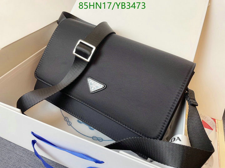 Prada Bag-(4A)-Diagonal-,Code: YB3473,$: 85USD