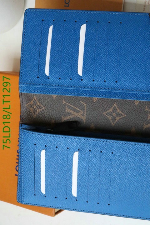 LV Bags-(Mirror)-Wallet-,Code: LT1297,$: 75USD