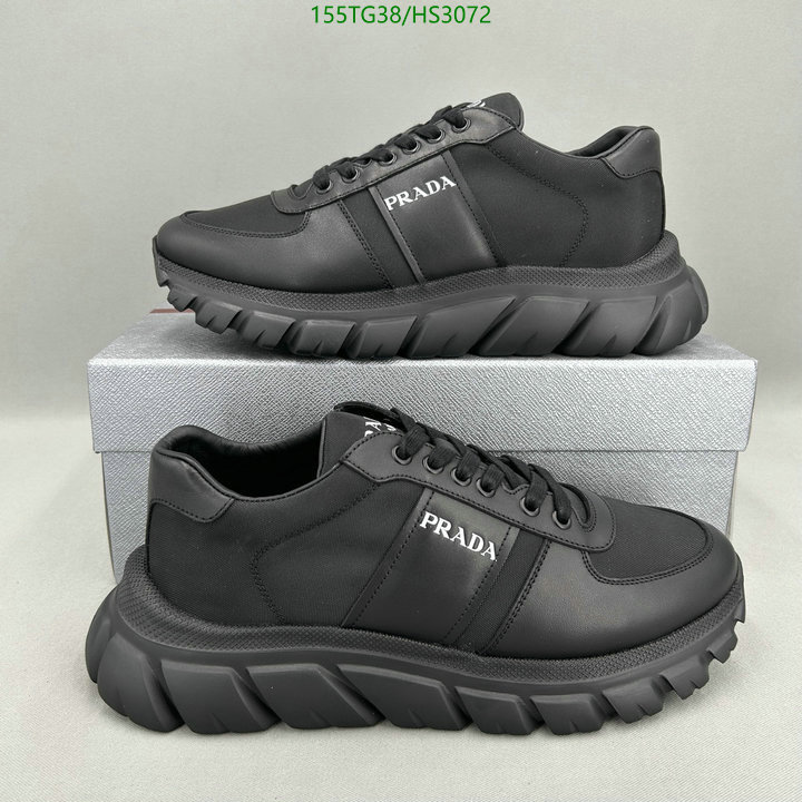 Men shoes-Prada, Code: HS3072,$: 155USD