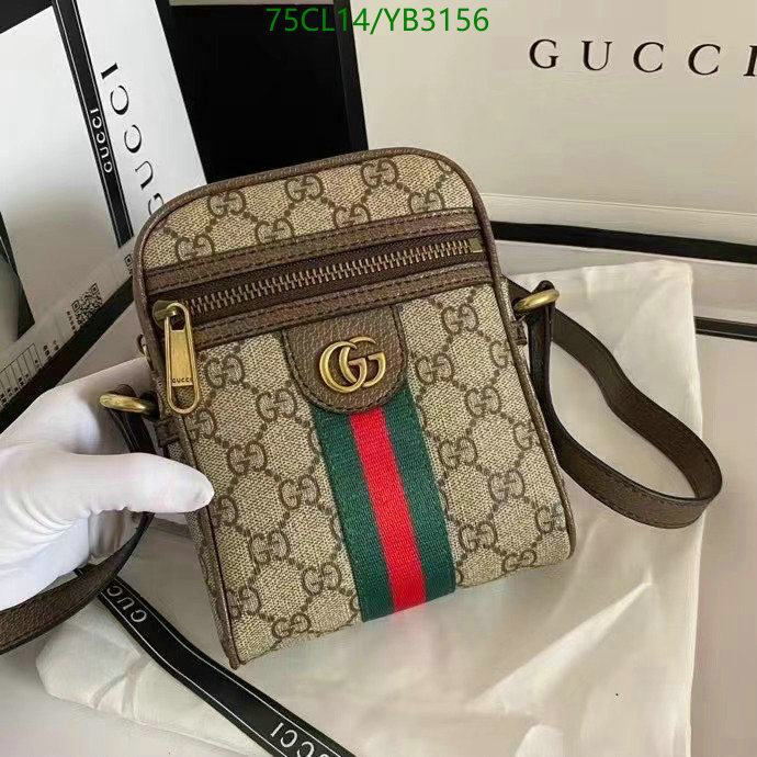 Gucci Bag-(4A)-Ophidia-G,Code: YB3156,$: 75USD