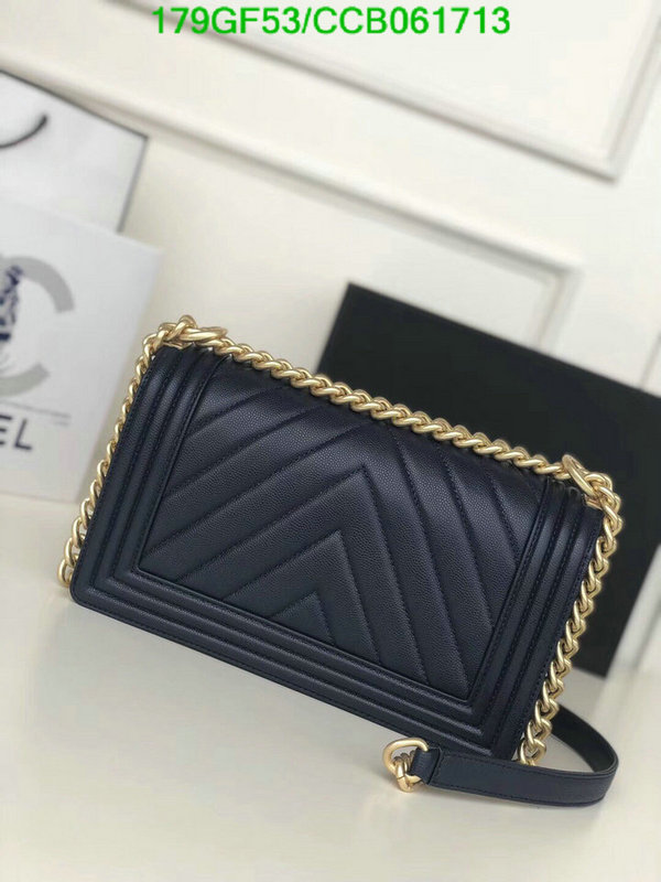 Chanel Bags -(Mirror)-Le Boy,Code: CCB061713,$: 179USD