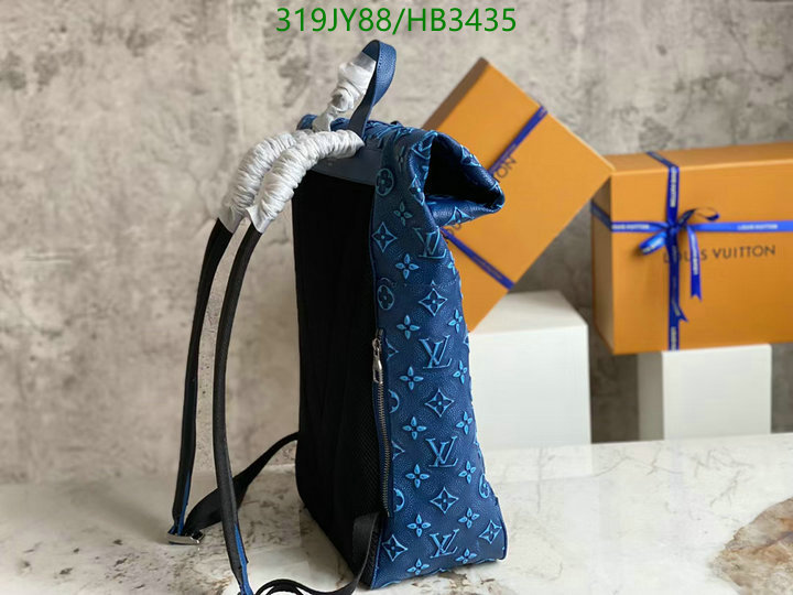 LV Bags-(Mirror)-Backpack-,Code: HB3435,$: 319USD