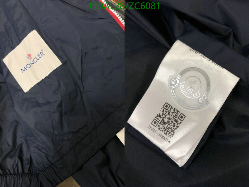 Down jacket Men-Moncler, Code: ZC6081,$: 119USD