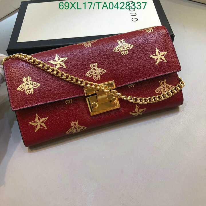 Gucci Bag-(4A)-Wallet-,Code:TA0428337,$: 69USD