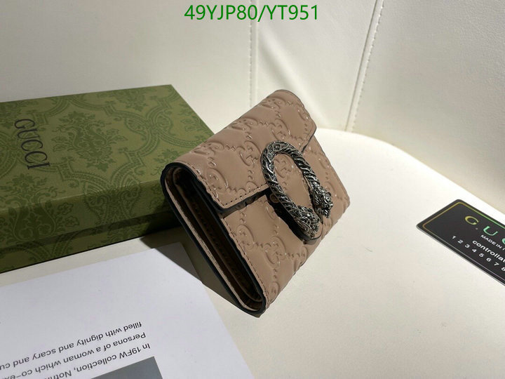 Gucci Bag-(4A)-Wallet-,Code: YT951,$: 49USD