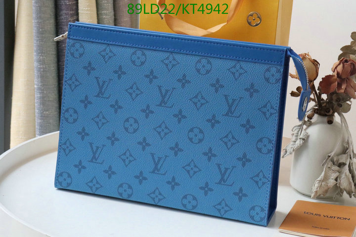 LV Bags-(Mirror)-Wallet-,Code: KT4942,$: 89USD