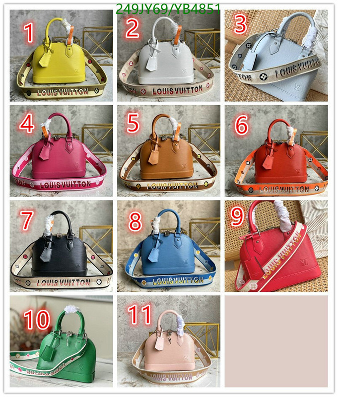 LV Bags-(Mirror)-Alma-,Code: YB4851,$: 249USD