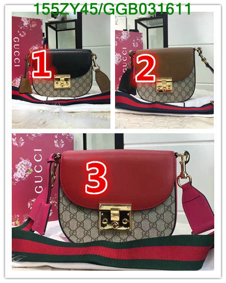 Gucci Bag-(Mirror)-Padlock,Code: GGB031611,$: 155USD