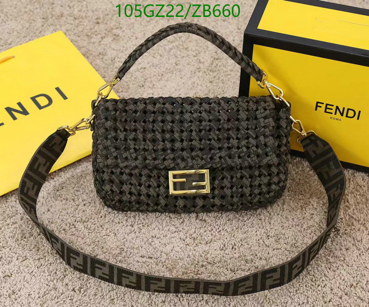 Fendi Bag-(4A)-Baguette-,Code: ZB660,$: 105USD