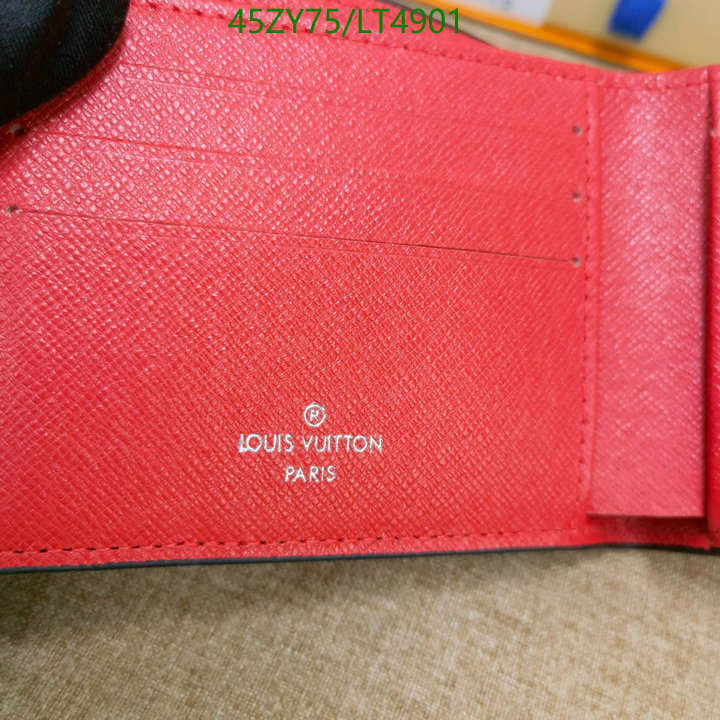 LV Bags-(4A)-Wallet-,Code: LT4901,$: 45USD
