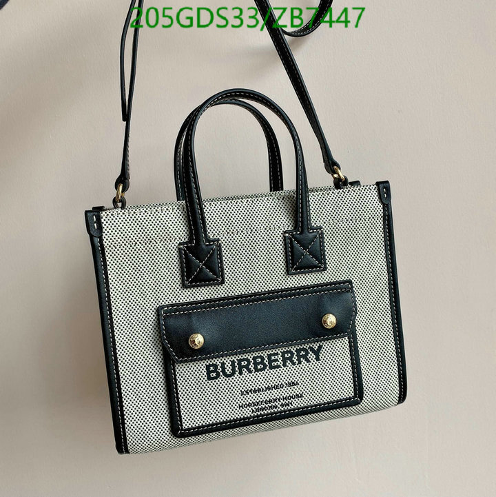 Burberry Bag-(Mirror)-Handbag-,Code: ZB7447,$: 205USD