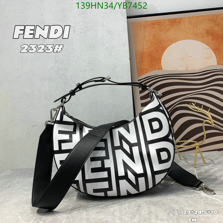 Fendi Bag-(4A)-Graphy-Cookie-,Code: YB7452,$: 139USD