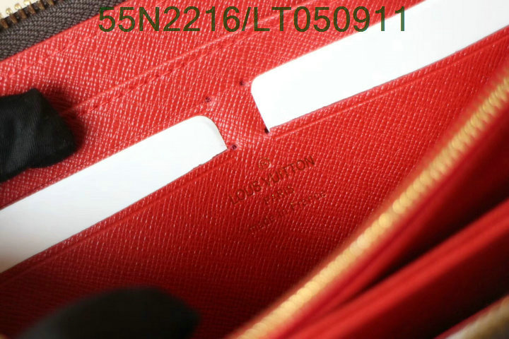 LV Bags-(Mirror)-Wallet-,Code:LT050911,$: 55USD