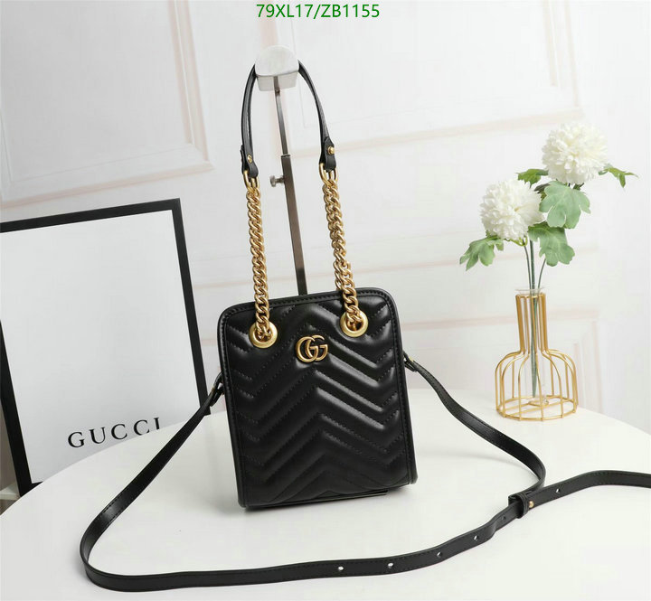 Gucci Bag-(4A)-Marmont,Code: ZB1155,$: 79USD