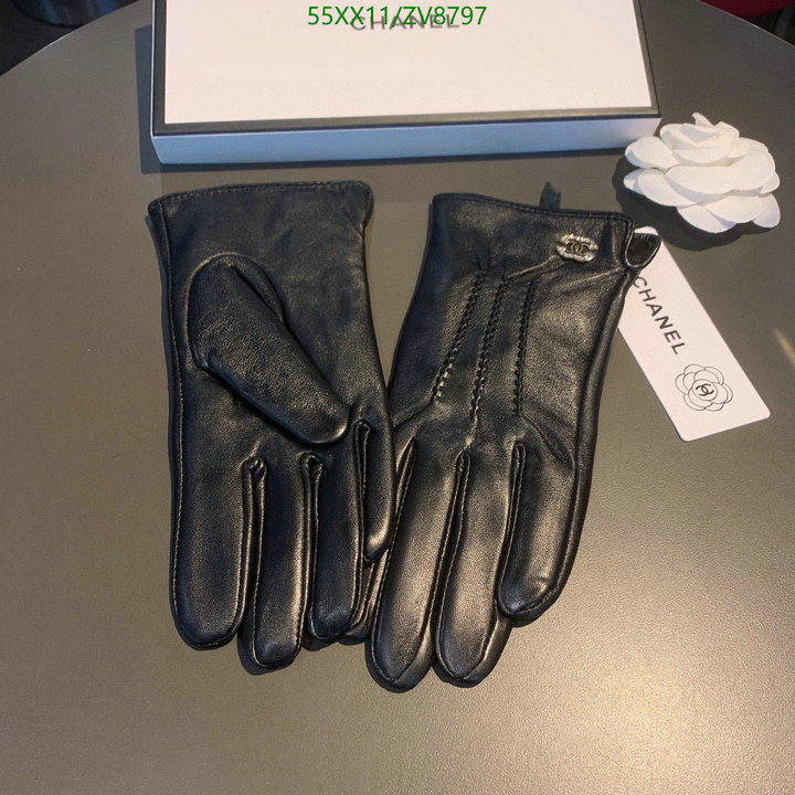 Gloves-Chanel, Code: ZV8797,$: 55USD