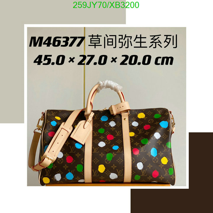 LV Bags-(Mirror)-Keepall BandouliRe 45-50-,Code: XB3200,$: 259USD