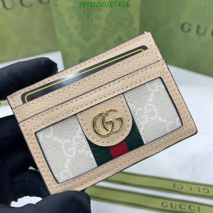 Gucci Bag-(4A)-Wallet-,Code: ZT424,$: 39USD