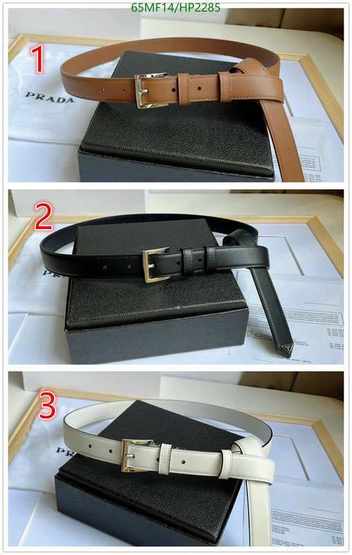 Belts-Prada, Code: HP2285,$: 65USD