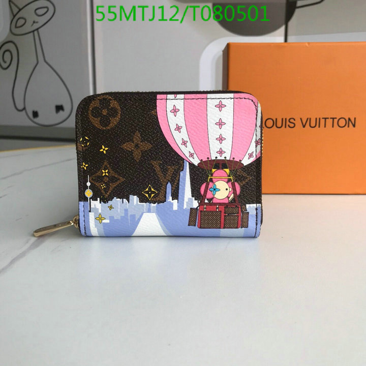 LV Bags-(4A)-Wallet-,Code: T080501,$: 55USD