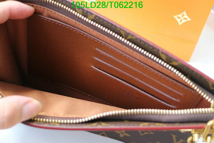 LV Bags-(Mirror)-Wallet-,Code: T062216,$: 105USD