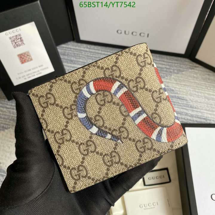 Gucci Bag-(Mirror)-Wallet-,Code: YT7542,$: 65USD