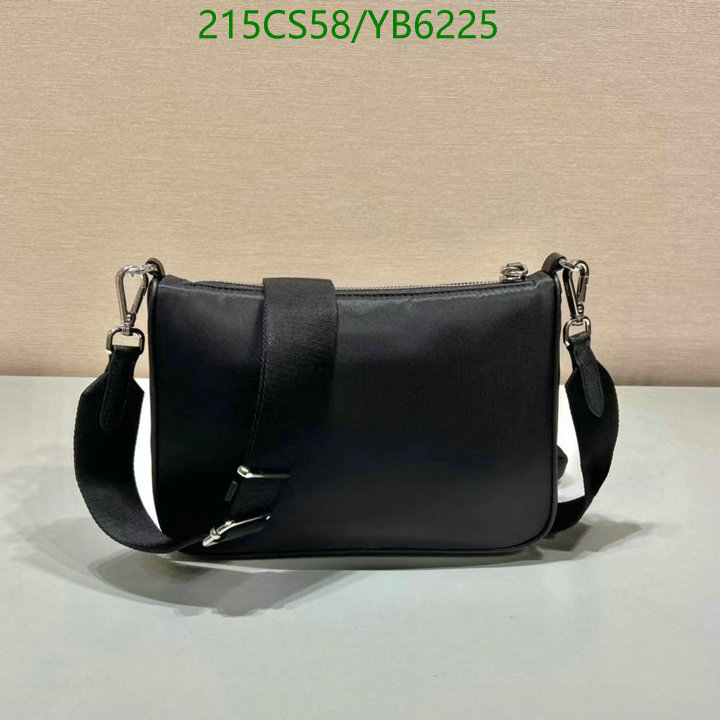 Prada Bag-(Mirror)-Diagonal-,Code: YB6225,$: 215USD