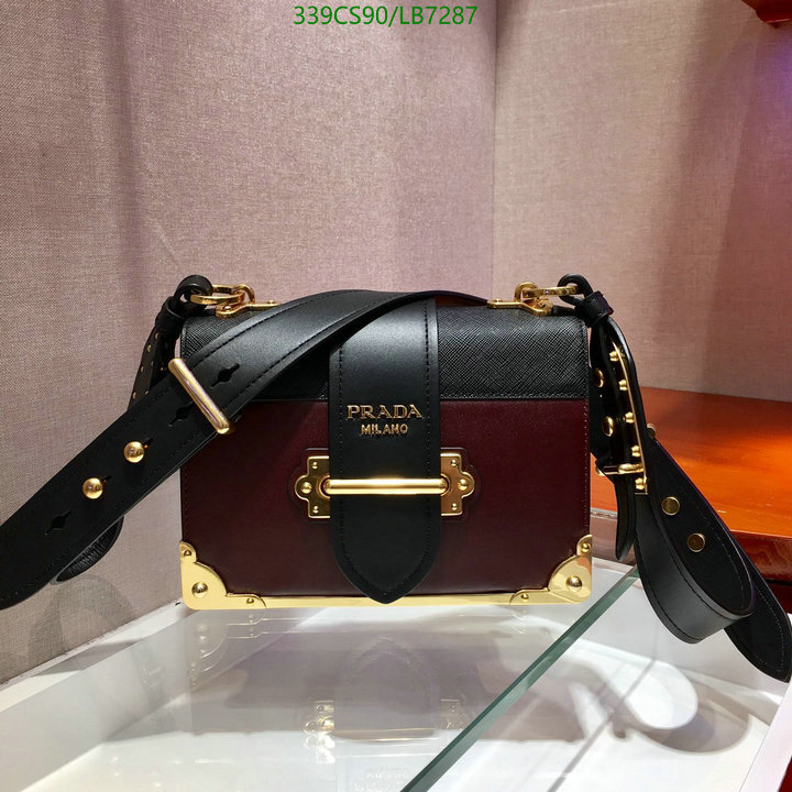 Prada Bag-(Mirror)-Diagonal-,Code: LB7287,$: 339USD